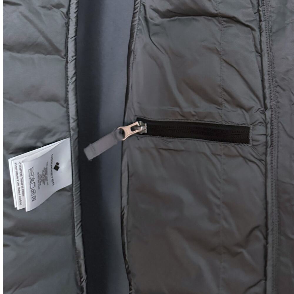 Obermeyer Miriam Hybrid Vest Women's XS Grey Hooded Water-Resistant Stretch - Picture 7 of 10
